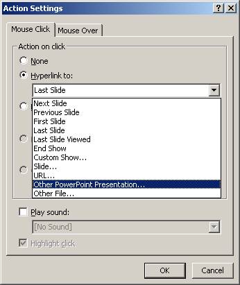 Action Button Powerpoint