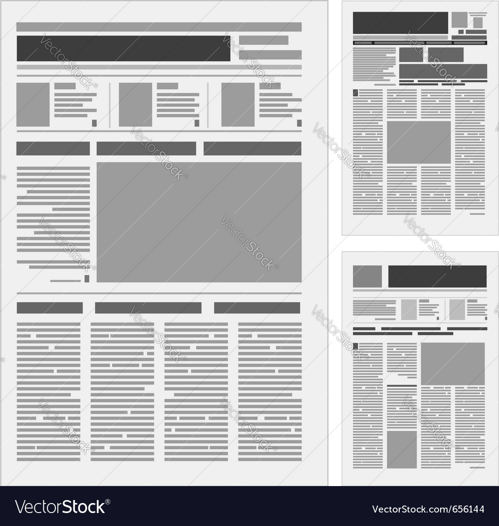 Blank Newspaper Template For Kids Free