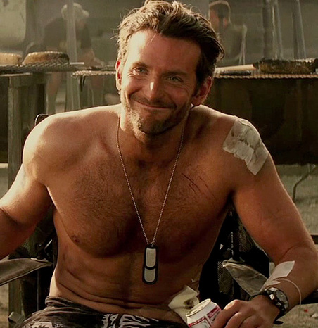 Bradley Cooper Shirtless 2012