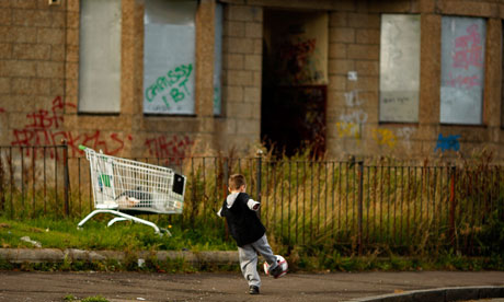Children Playing Football In The Street