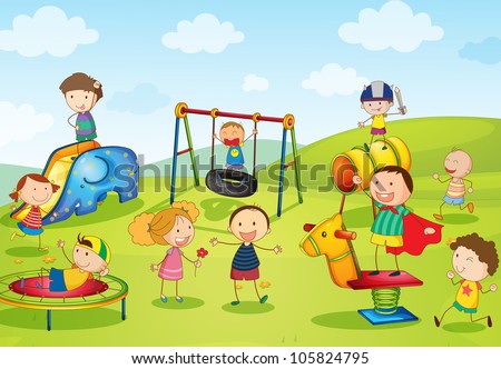 Children Playing In The Park