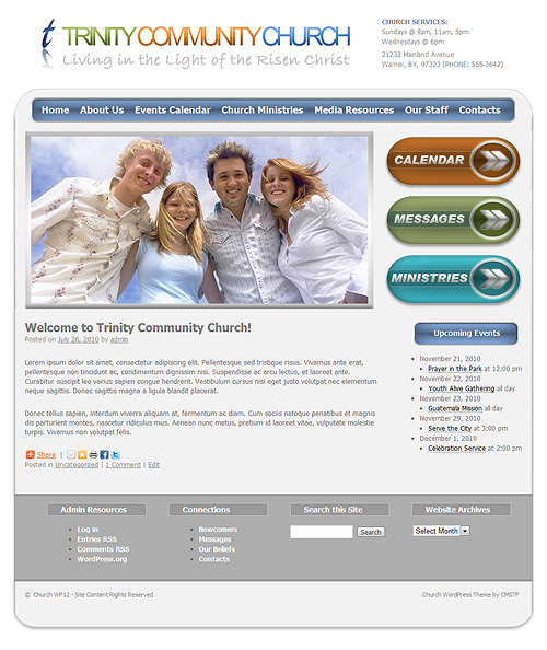 Church Newsletter Layout Ideas
