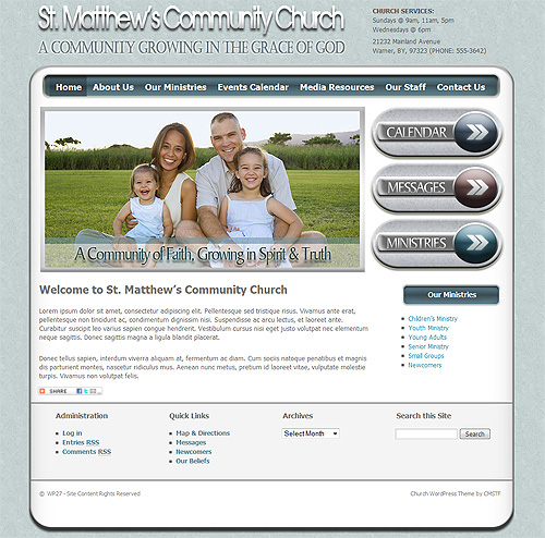 Church Newsletter Layout Ideas