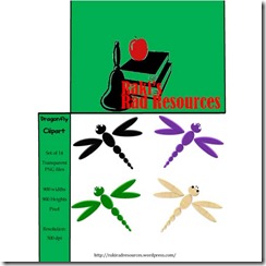 Cute Dragonfly Clipart