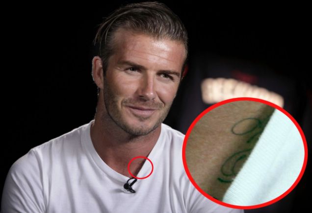 David Beckham Tattoos Harper