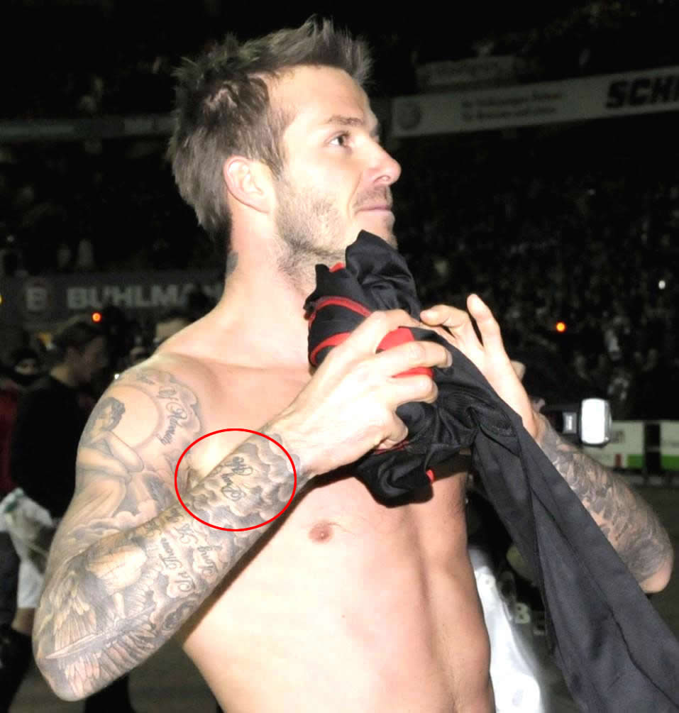 David Beckham Tattoos Meaning