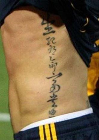 David Beckham Tattoos Meanings