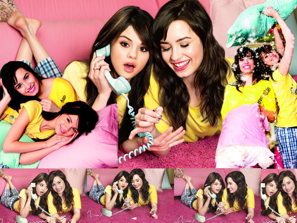 Demi Lovato And Selena Gomez Wallpaper