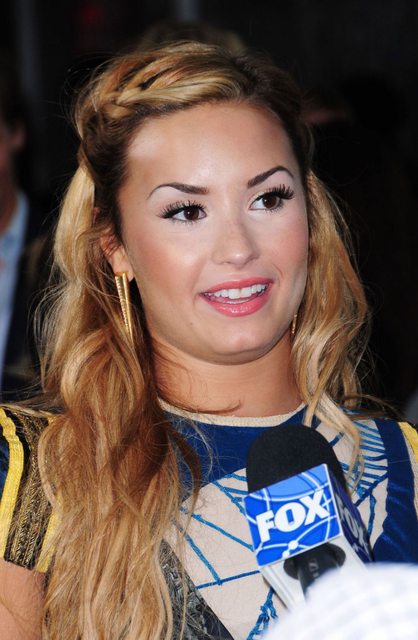 Demi Lovato Eyebrows X Factor