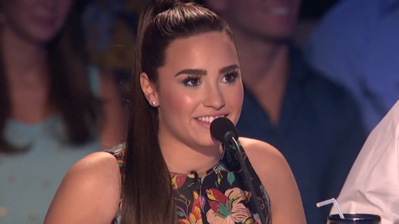 Demi Lovato Eyebrows X Factor