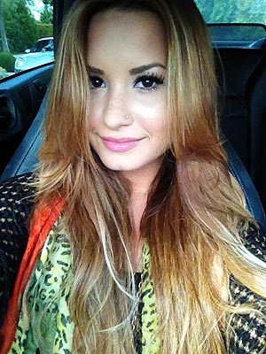 Demi Lovato Hair Up