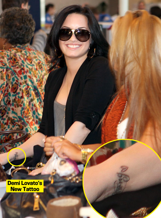 Demi Lovato Tattoo