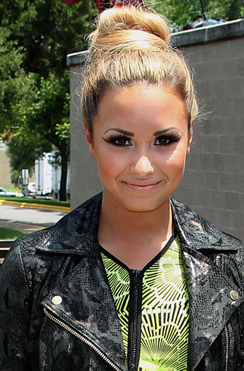 Demi Lovato X Factor Hairstyle