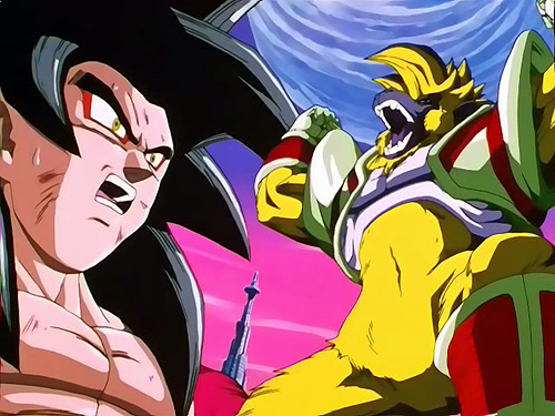 Dragon Ball Gt Goku Ssj4 Vs Super 17