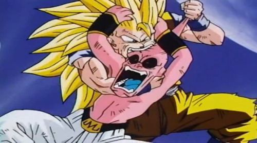 Dragon Ball Z Goku Super Saiyan 3 Vs Majin Buu