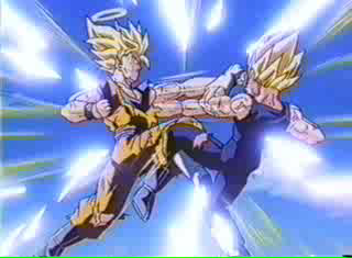 Dragon Ball Z Goku Super Saiyan 3 Vs Vegeta Super Saiyan 3