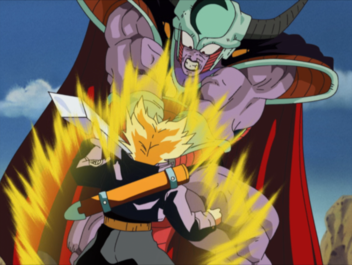 Dragon Ball Z Kai Trunks Vs Frieza