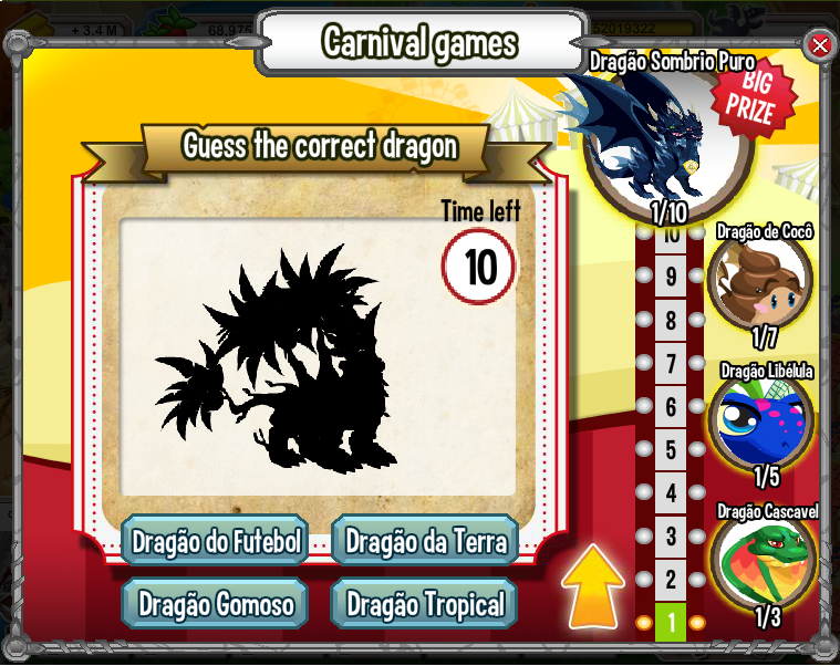 Dragon City Breeding List