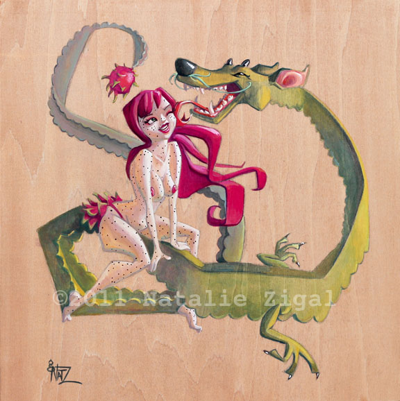 Dragon Fruit Drawing