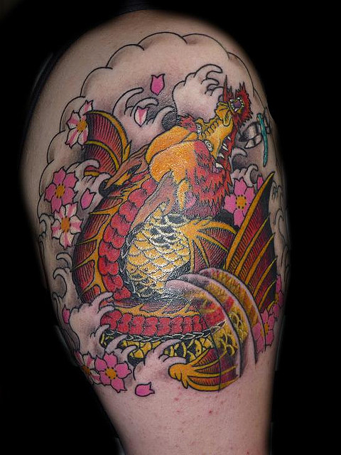 Dragon Tattoo Arm Designs