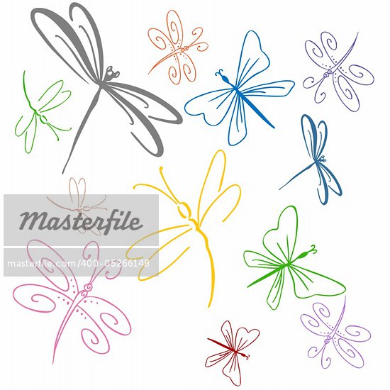 Dragonfly Drawings Free