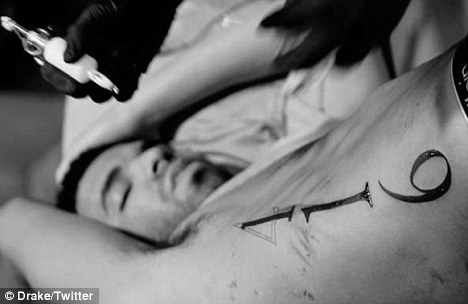Drake Tattoo On Back