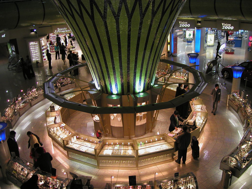 Dubai Airport Duty Free Gold Shops
