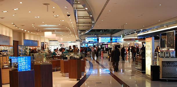 Dubai Airport Duty Free Gold Shops