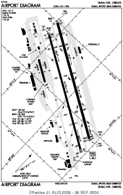 Dubai Airport Map Layout