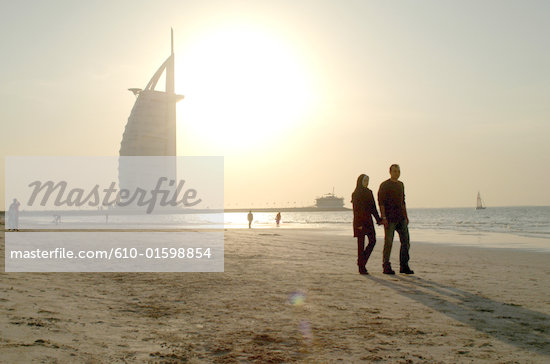Dubai Beach Sunset
