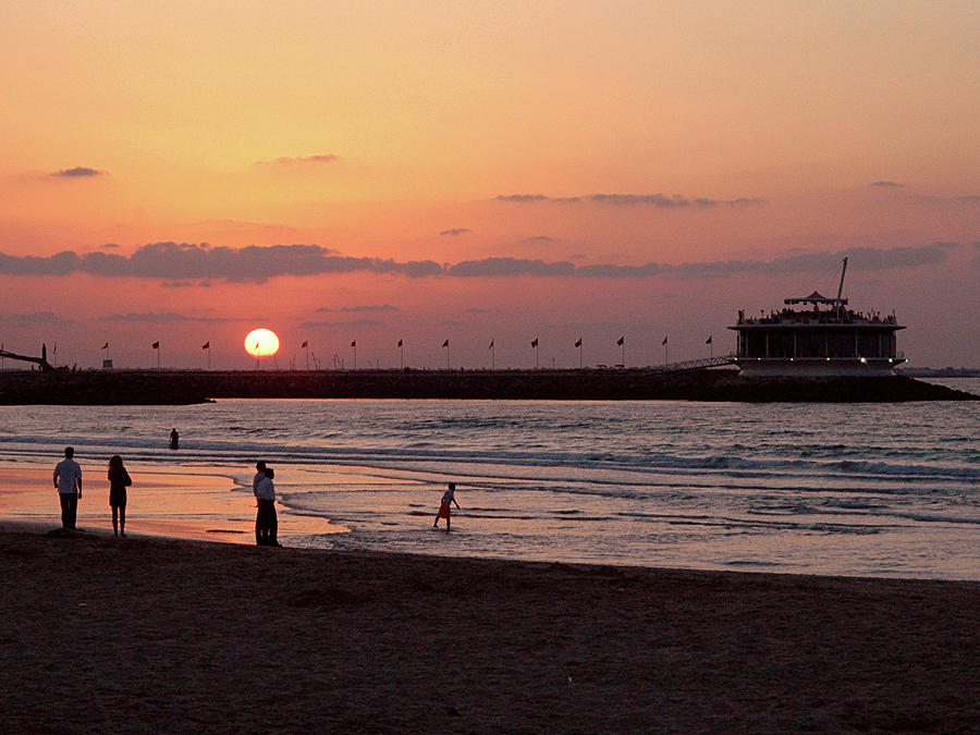 Dubai Beach Sunset