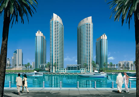 Dubai Buildings In Sea