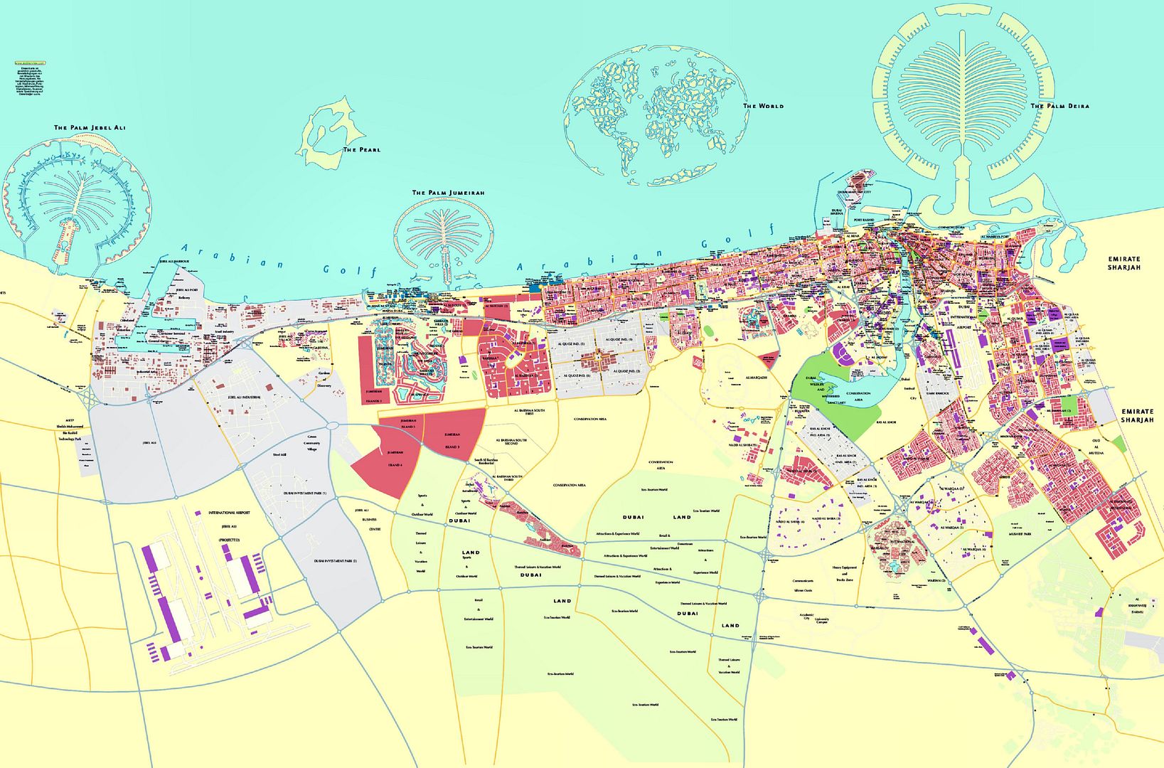 Dubai City Map Pdf
