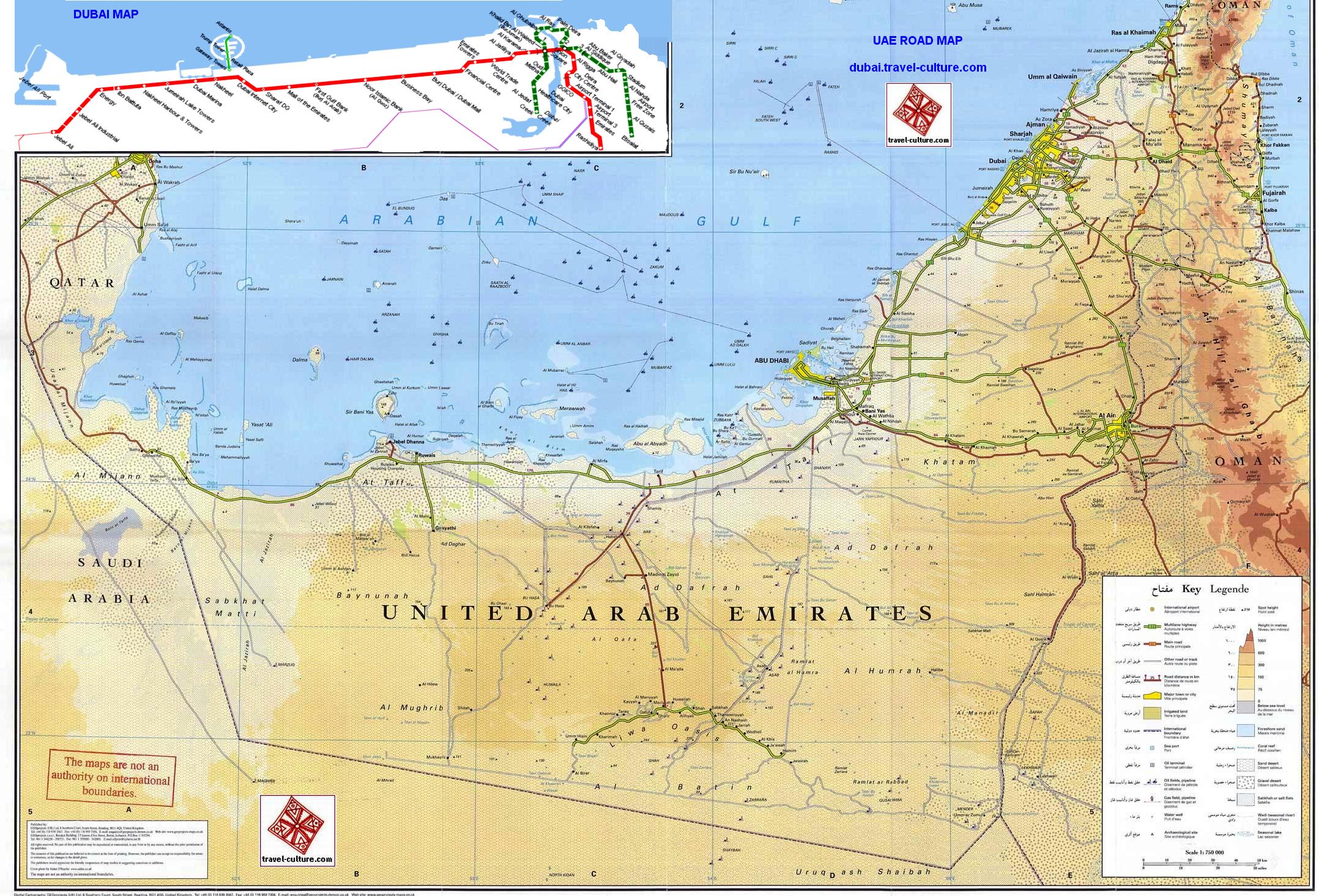 Dubai City Map Pdf