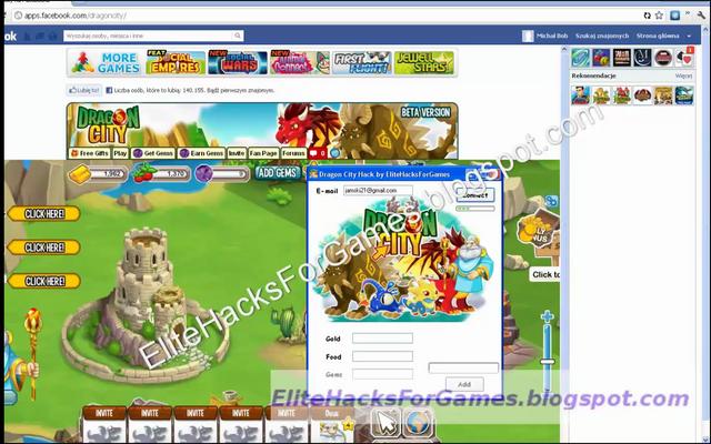Facebook Dragon City Cheats Gems