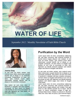 Fall Newsletter Templates Free
