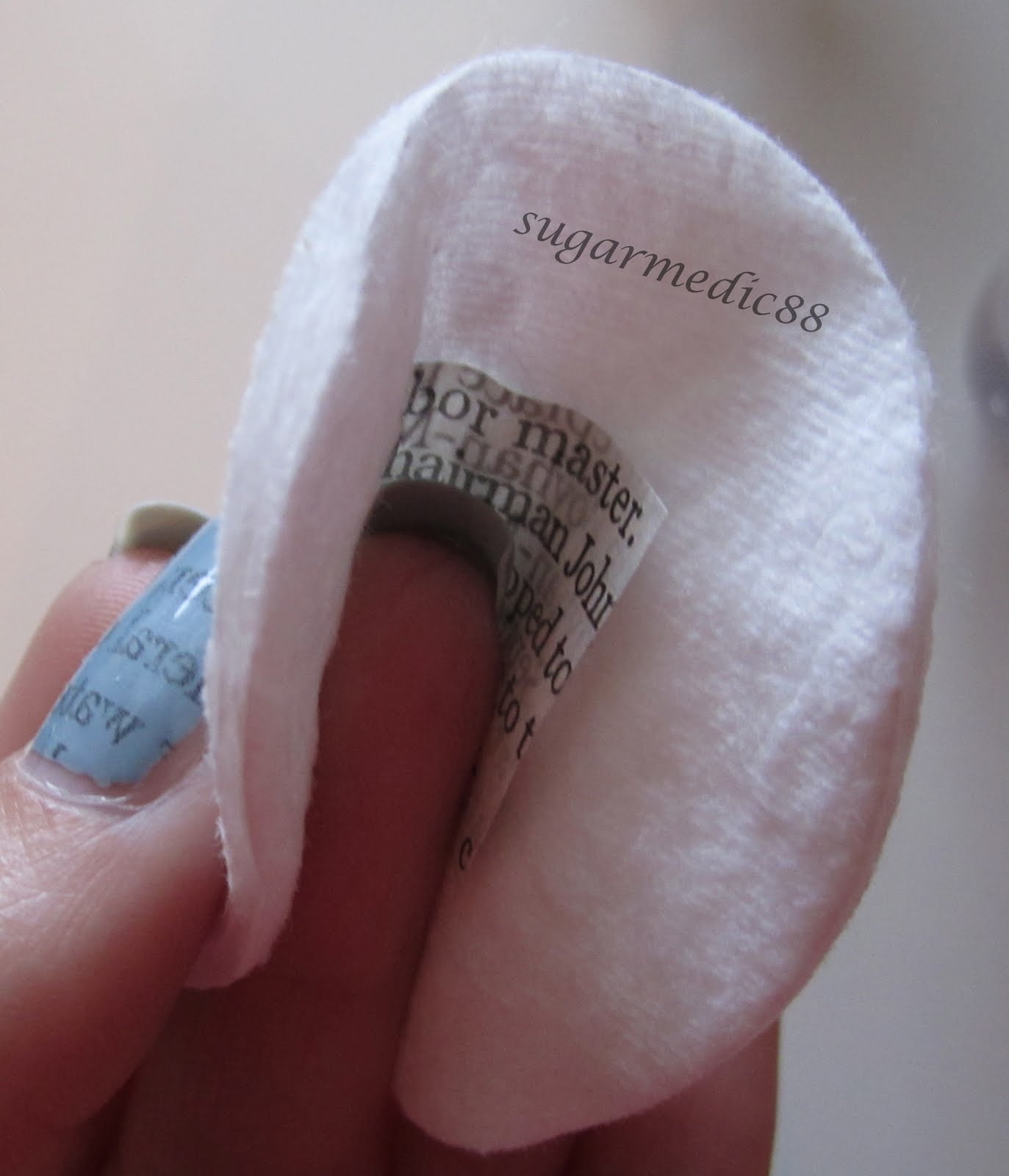 How To Do Newspaper Nails With Magazine