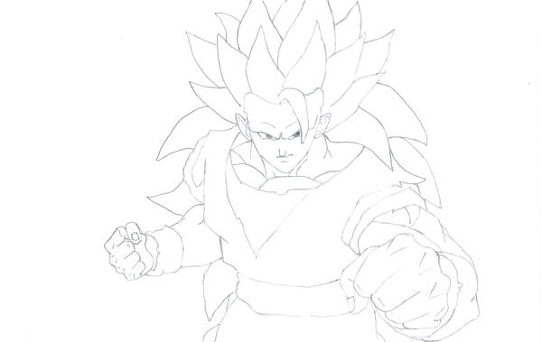 How To Draw Dragon Ball Z Goku Super Saiyan 3