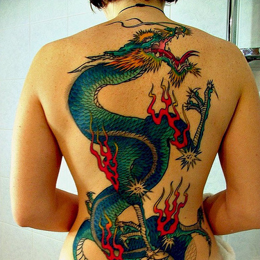 Japanese Dragon Tattoo Designs For Women
