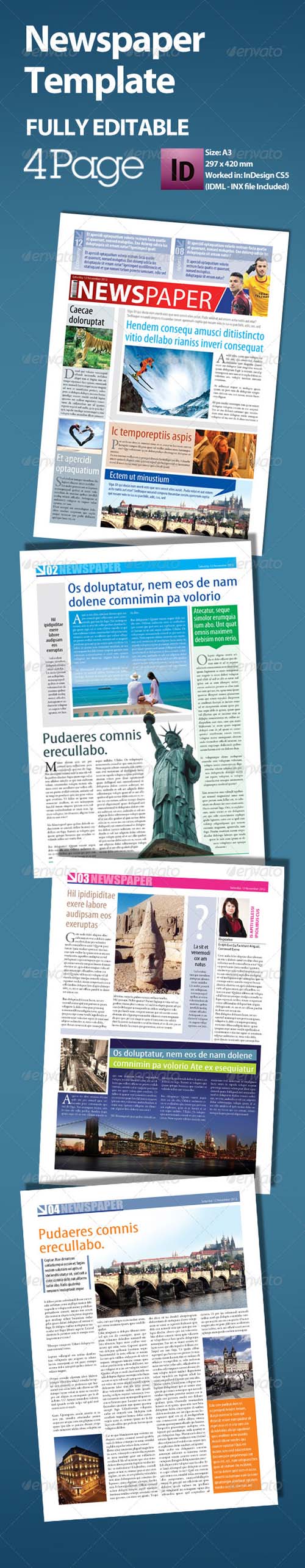 Newspaper Template For Mac Word