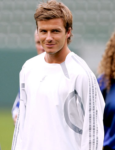 Pictures Of David Beckham Playing Soccer