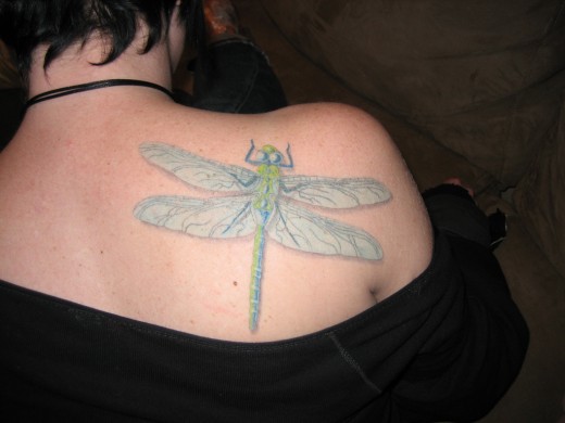 Pictures Of Dragonfly Tattoos For Women