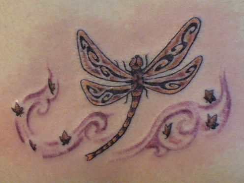 Pictures Of Dragonfly Tattoos For Women