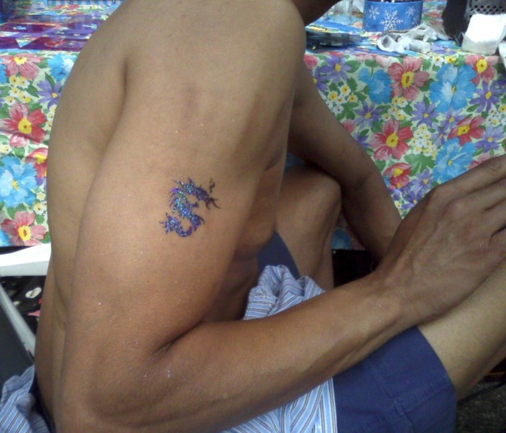 Small Dragon Tattoo Arm