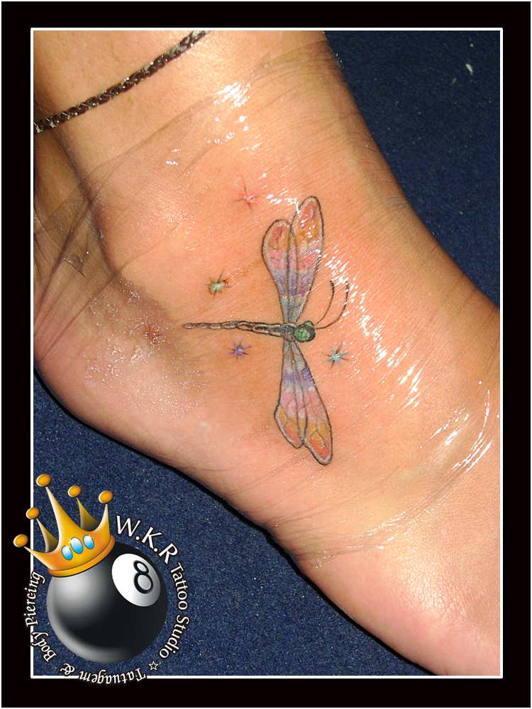 Small Dragonfly Tattoos For Women