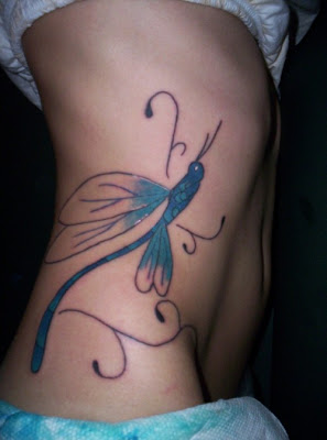Small Dragonfly Tattoos For Women