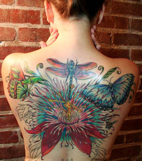 Small Dragonfly Tattoos For Women