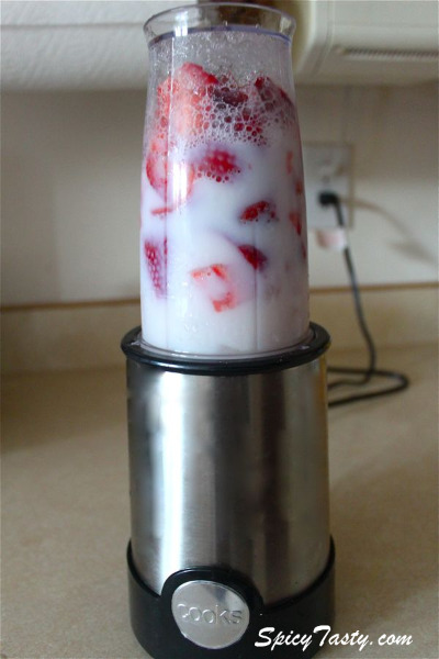 Strawberry Vanilla Ice Cream Shake