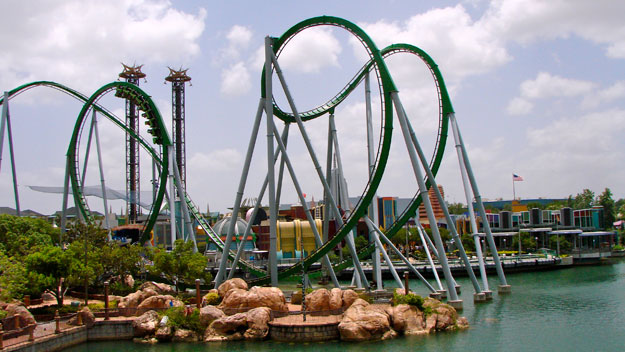 The Hulk Florida Roller Coaster