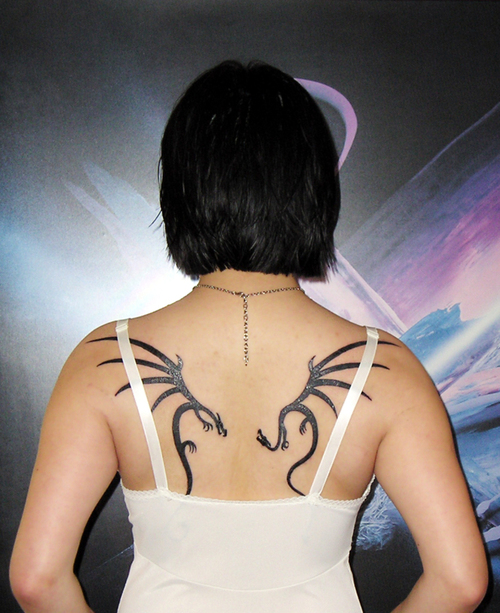 Tribal Dragon Tattoo Designs For Women